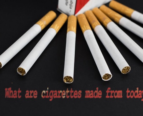 What are cigarettes made from today