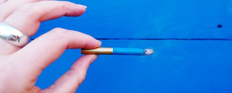 colored cigarette