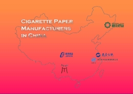 Map of Chinese Cigarette Paper Manufacturers