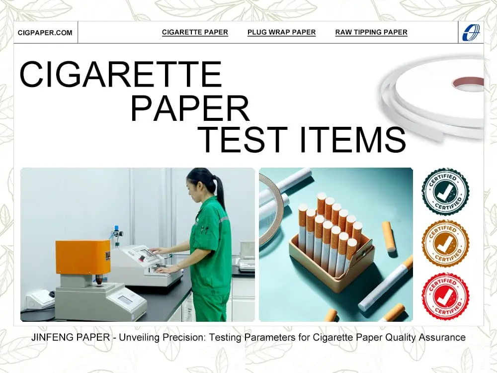 Cigarette Paper Test Items