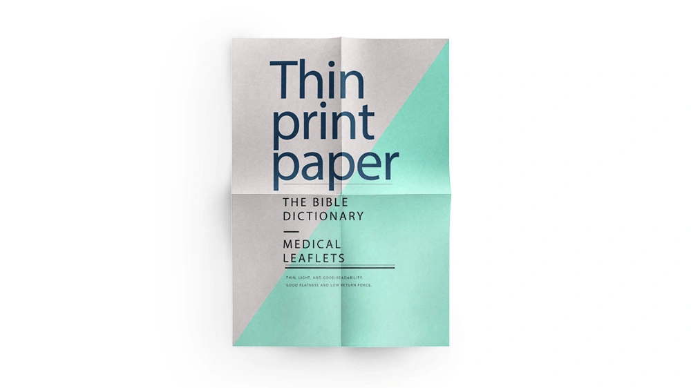 Thin Printing Paper